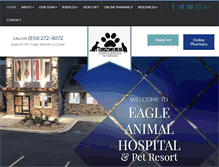 Tablet Screenshot of eagleanimalhospital.com